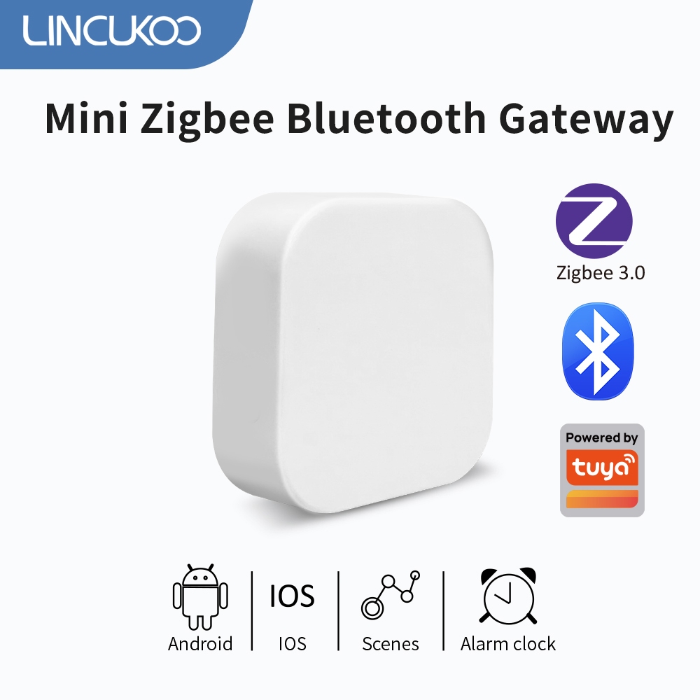 Tuya zigbee/Bluetooth Gateway Inteligente Sem Fio Hub Conectar 128 (max) Dispositivos Para Smart Life APP Alexa Casa Sma