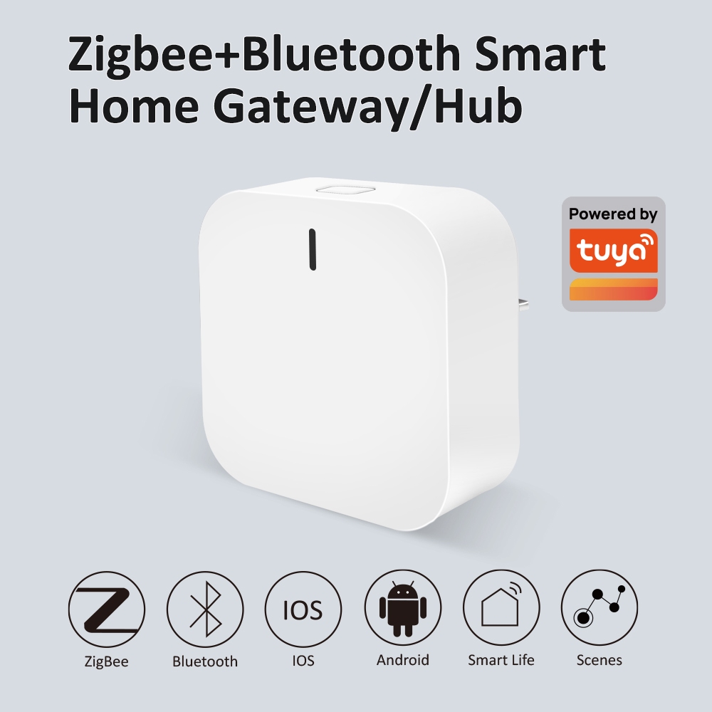 LINCUKOO Tuya Zigbee Bluetooth Multimodo Smart Home Gateway Hub Com Plug-in Bridge Para Automação Residencial Inteligent