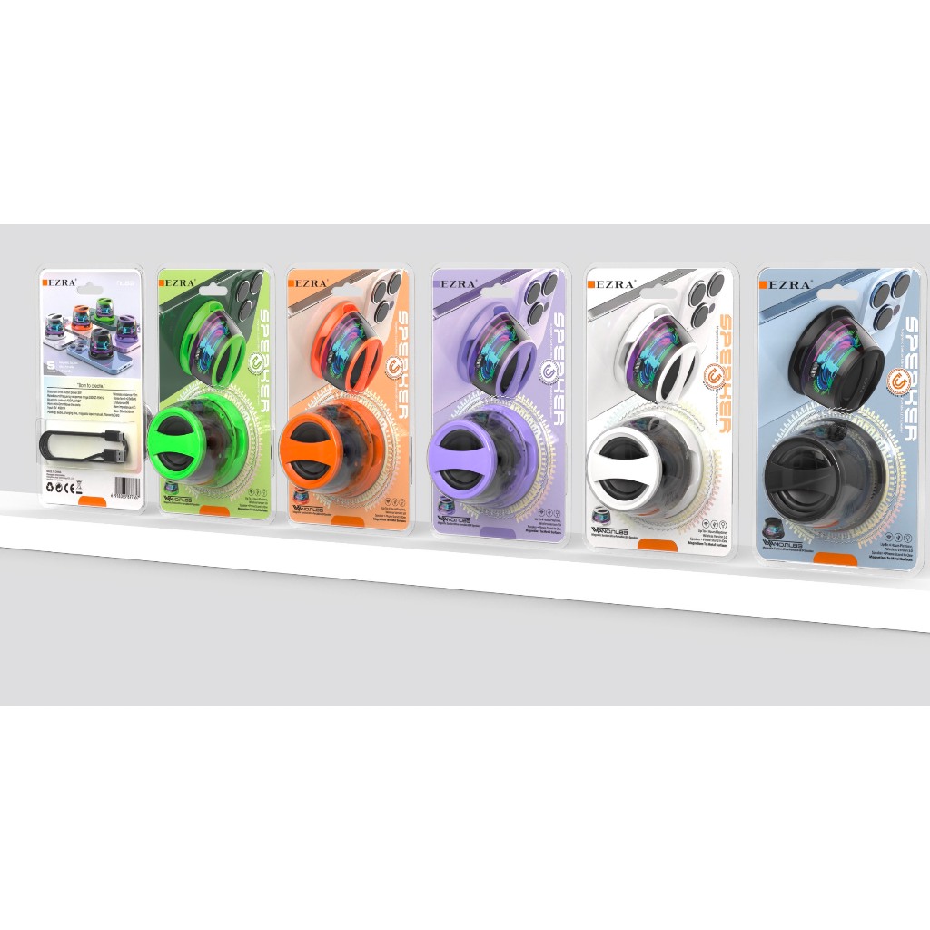 Edificador Hecate G200 Portátil Bluetooth 5.4 Magnético Mini Caixa De Som RGB Iluminação Alto-falante ao Ar Livre