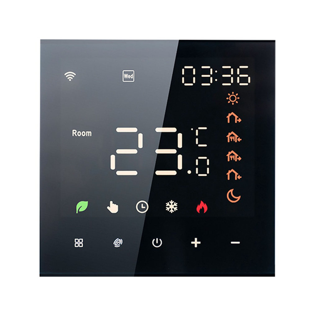 Smart Tuya WiFi Termostato Controle De Voz 16A Display LCD Programável Digital Touchscreen Controlador De Temperatura De