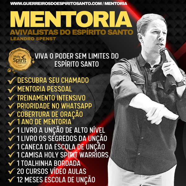 MENTORIA | LEANDRO SPENST | AVIVALISTAS DE ELITE DO ESPÍRITO SANTO
