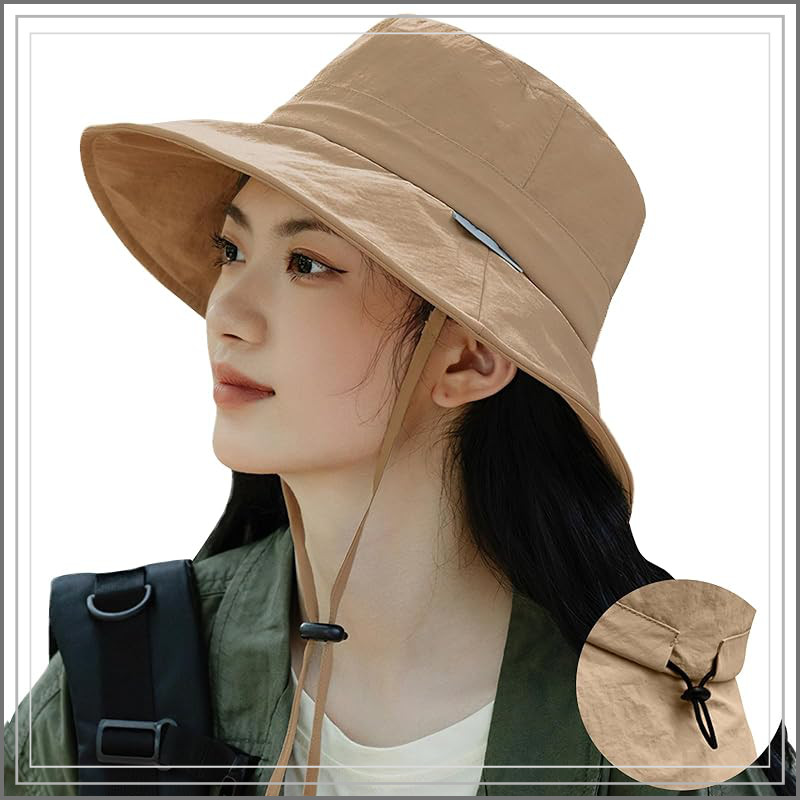 [MOWO] 2026 Upgraded UV Protection Hat for Women - Ultra-Lightweight, Adjustable Size, UPF50+ Certified, Water-Resistant