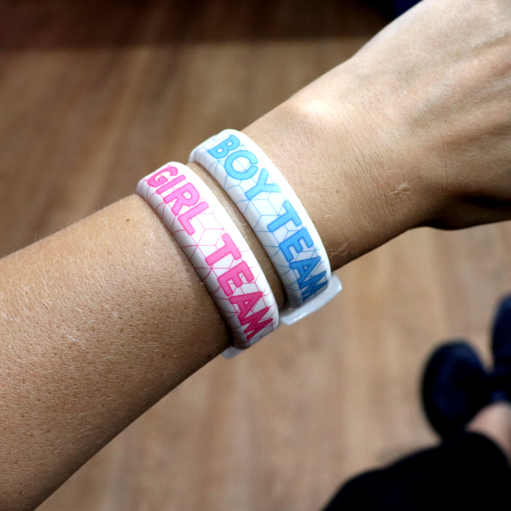 PULSEIRA TEAM BABY GIRL ou TEAM BABY BOY - Chá revelação