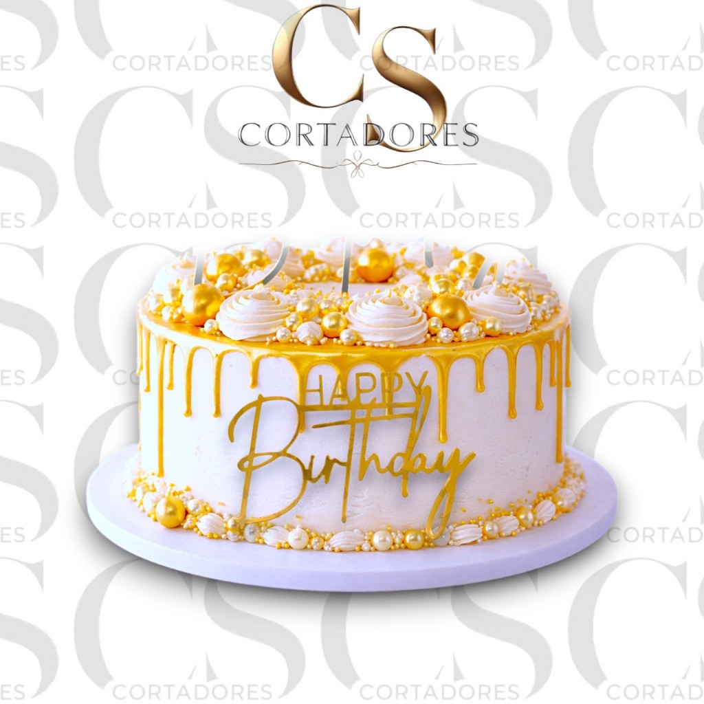 🌟 APLIQUE HAPPY BIRTHDAY EM ACRÍLICO ESPELHADO: SOFISTICAÇÃO E BRILHO PARA SUA DECORAÇÃO!