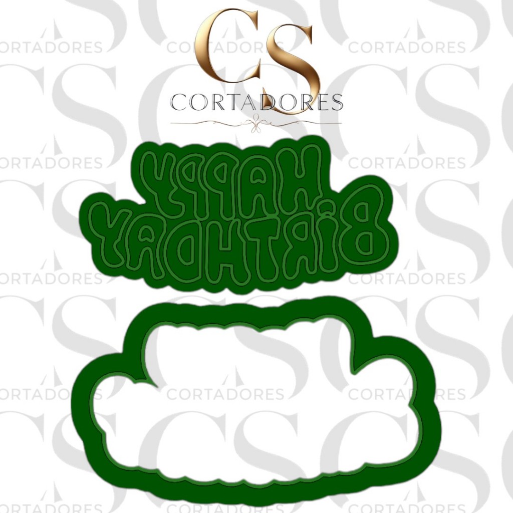 🎂🎉 Cortador e Marcador Happy Birthday | Tema Festa e Aniversário Criativo