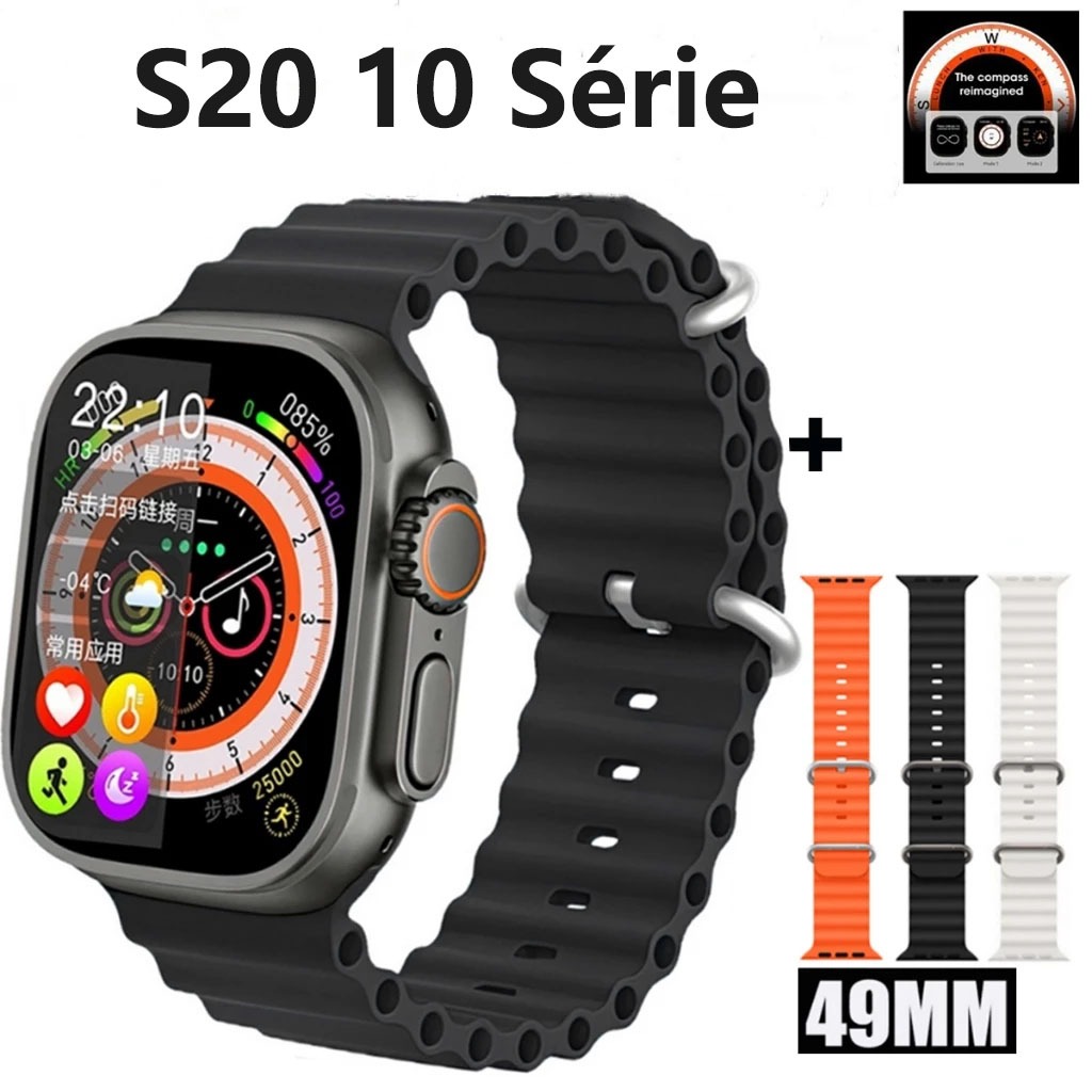 2025 Novo Relógio Original 10 Smart Watch 10 pro Men Bluetooth Chamada De Temperatura Corporal