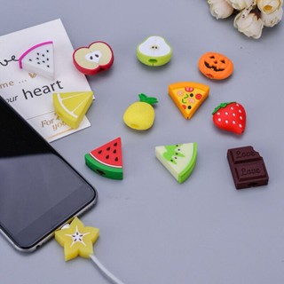 PROTETOR DE CADO FRUTAS DESENHOS PERSONALISADOS IDEAL PARA PROTEGER O CABO DO SEU CELULAR RESISTENTE