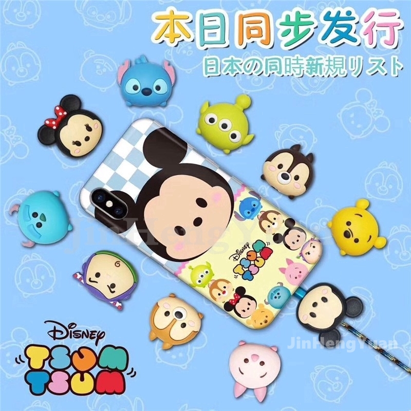 Fofo Mickey Sesame Street Kumamoto Projetado Protetor De Cabo De Telefone Celular Protetor De Mordida