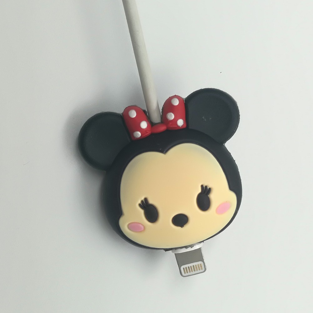 Protetor de Cabo de Celular com Desenho de Mickey/Vingadores Fofo