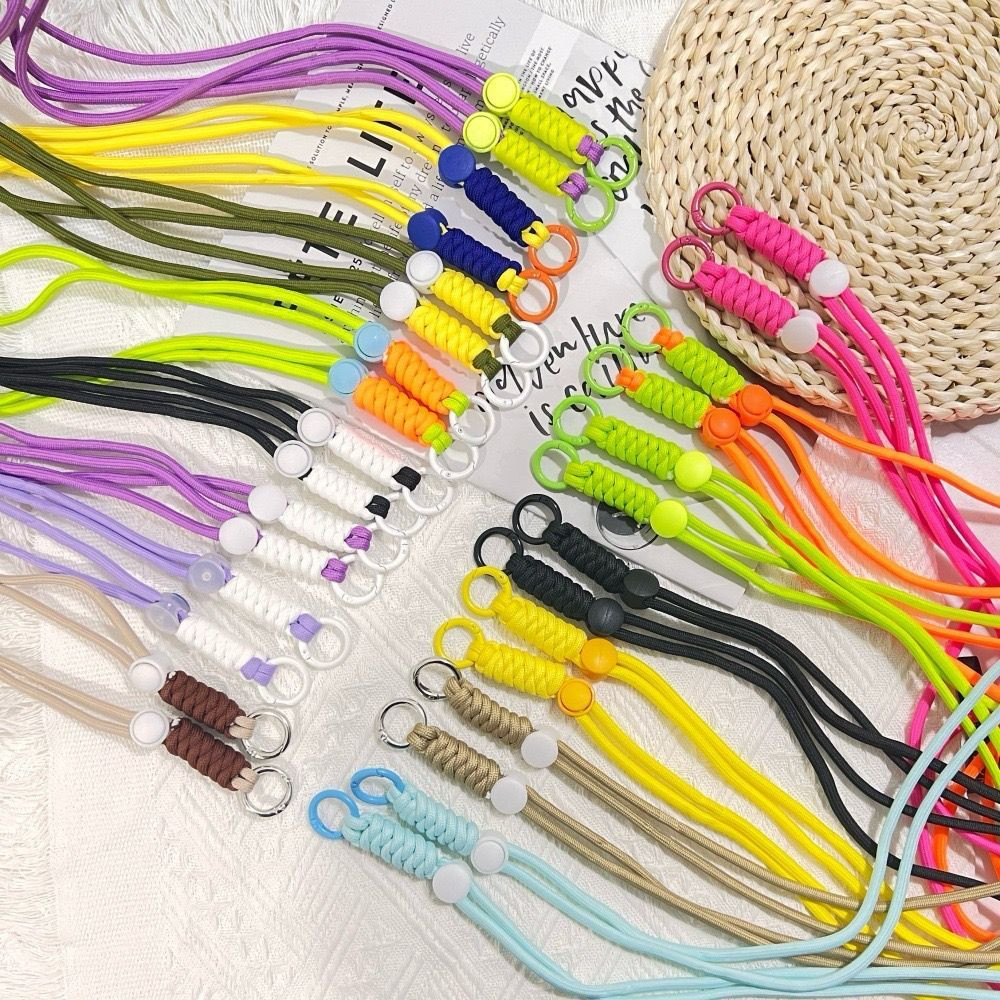 Cordão para Celular Colorido Anti-queda com Alça de Pulso 65cm