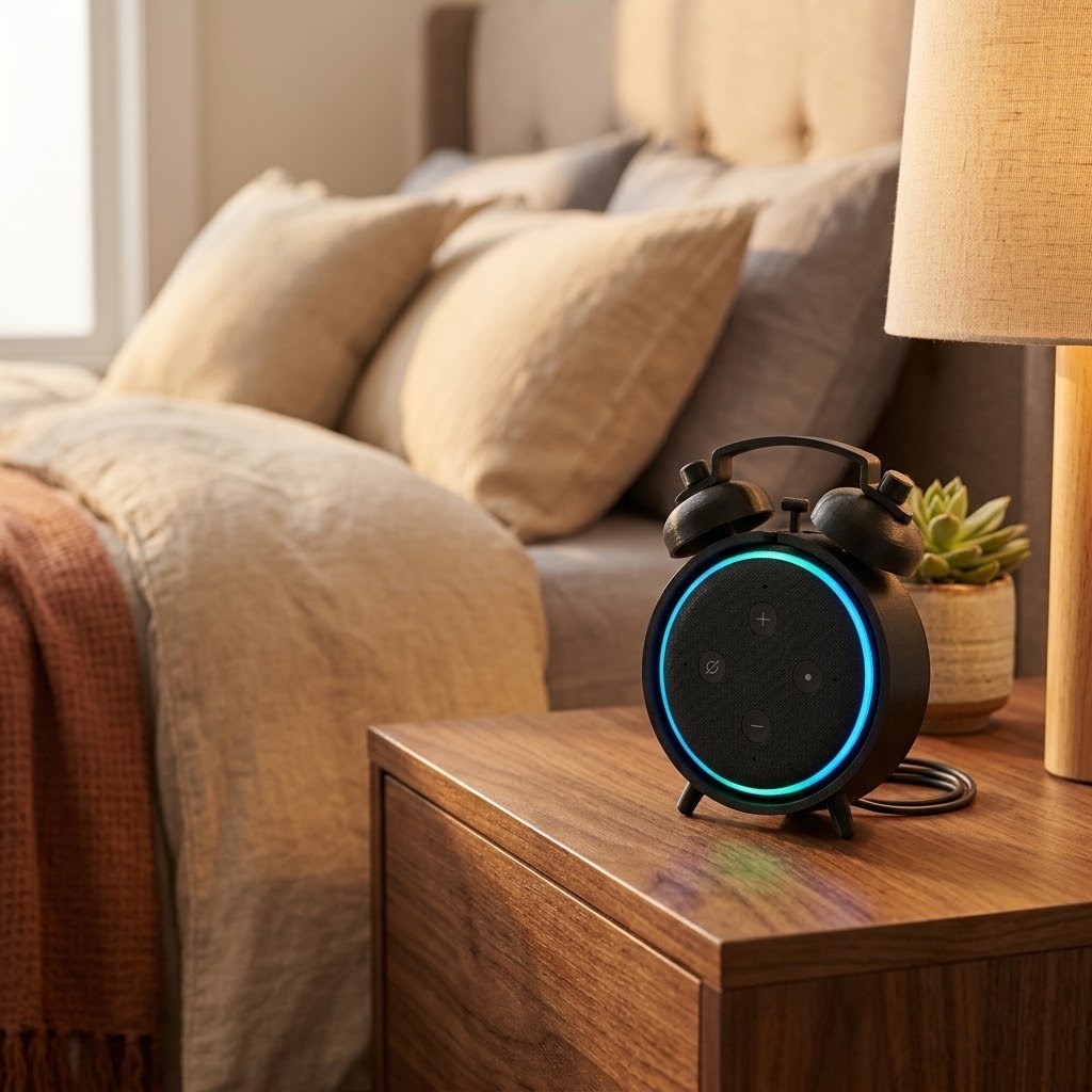 Suporte de Mesa Retrô Vintage Para Alexa Echo Dot 3 - Decoração Criativa Vintage Retrô