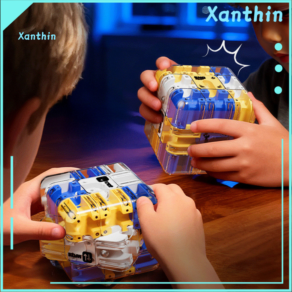 Portable Maze Cube Puzzle 1 or 2 Pcs 3d Brain Teaser Toy – Rolling Ball for Kids Adults Improve Spatial Recognition Lo