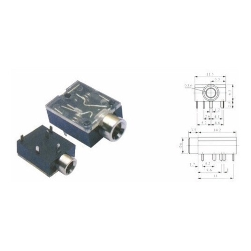 10 Peças - Jack J2 Stereo 5t S/ Rosca Pj-324 Promoção