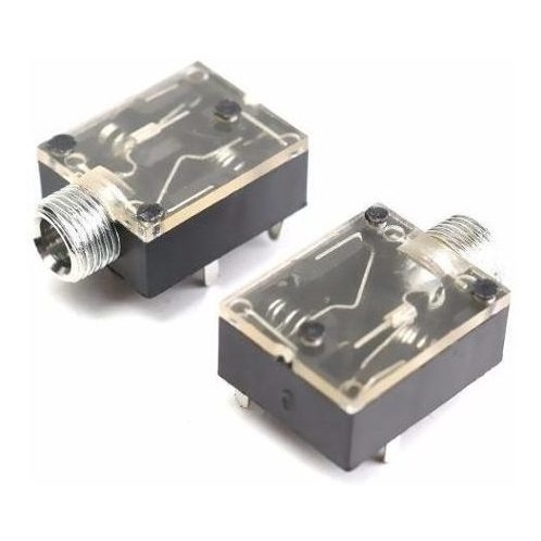 50 Peças - Jack J2 Stereo 5t C/ Rosca Pj-324m