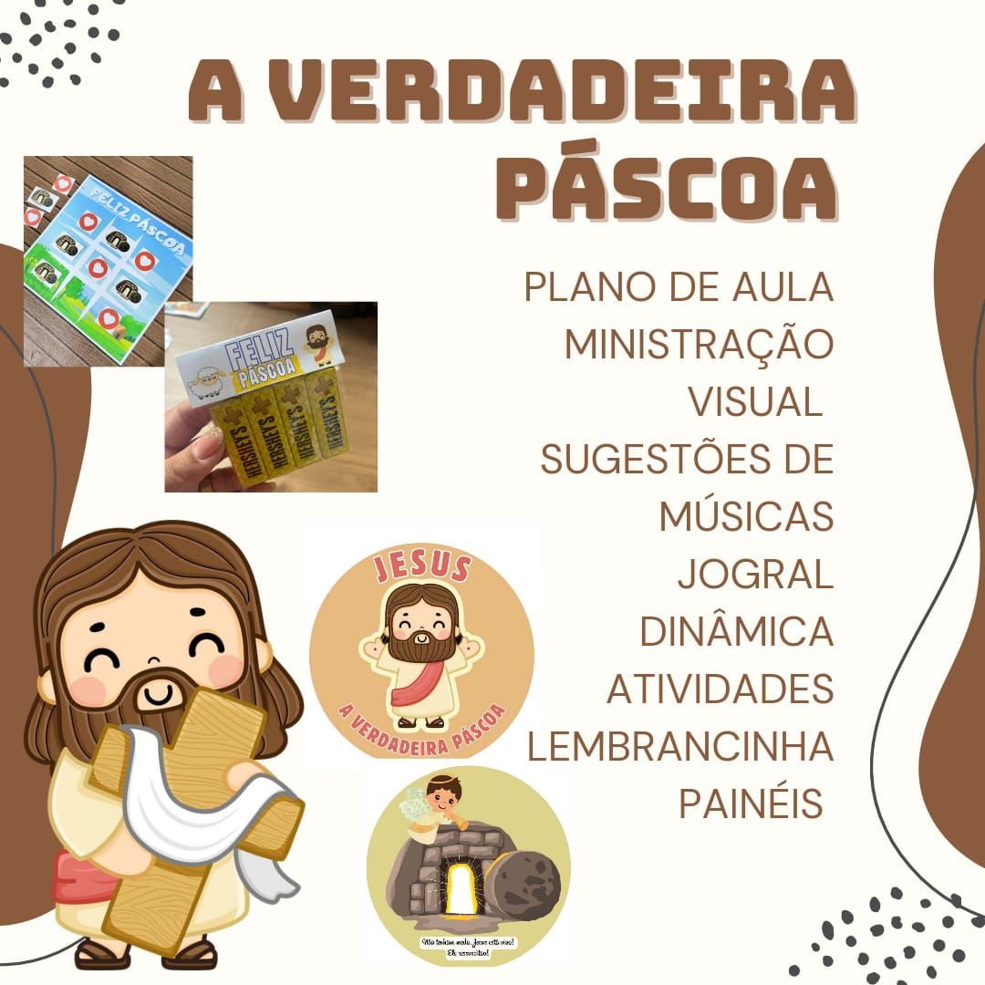 JESUS, A VERDADEIRA PÁSCOA ✝️????️????????
