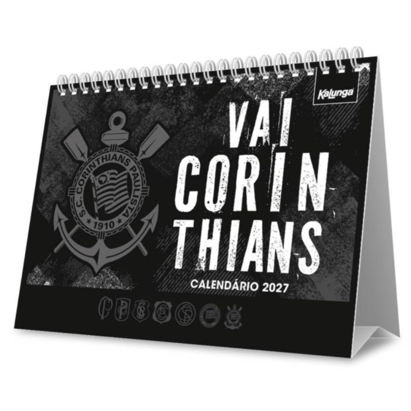 Calendário de mesa, 2027 - Corinthians.