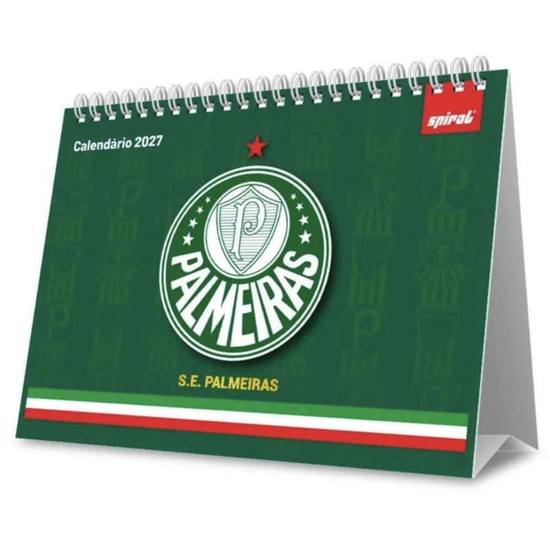 Calendário de mesa, 2027 - Palmeiras