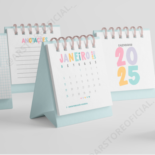MINI CALENDÁRIO COLOR - MODELO 2027