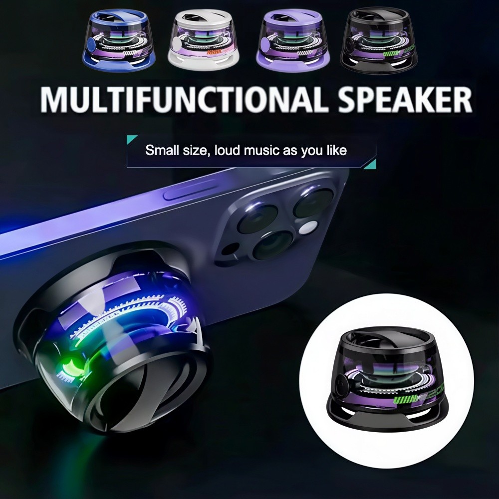 KIT 2 Caixa de Som Bluetooth Magnética G200 - Sem Fio, Portátil Mini para Telefone