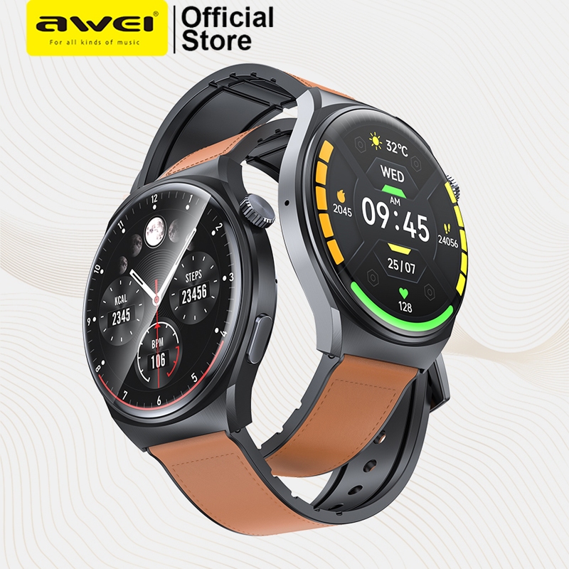 Awei H27 Smart Watch Fitness Tracker , Tela Grande AMOLED De 1.43 