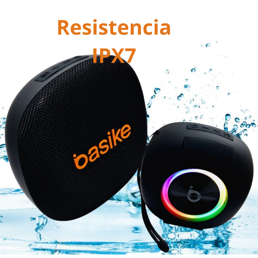 Caixa de Som Bluetooth 5.3 Sem Fio Portátil à Prova D'água - Alto-falante Basike RAD057