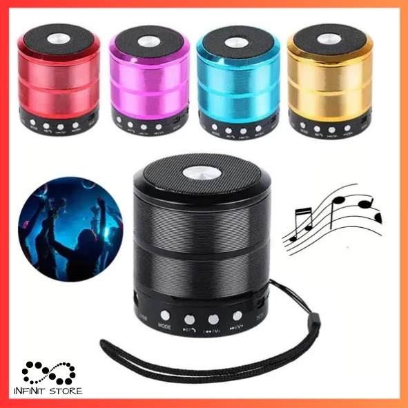Mini Caixinha De Som 887 Bluetooth Portátil Bateria Recarregável