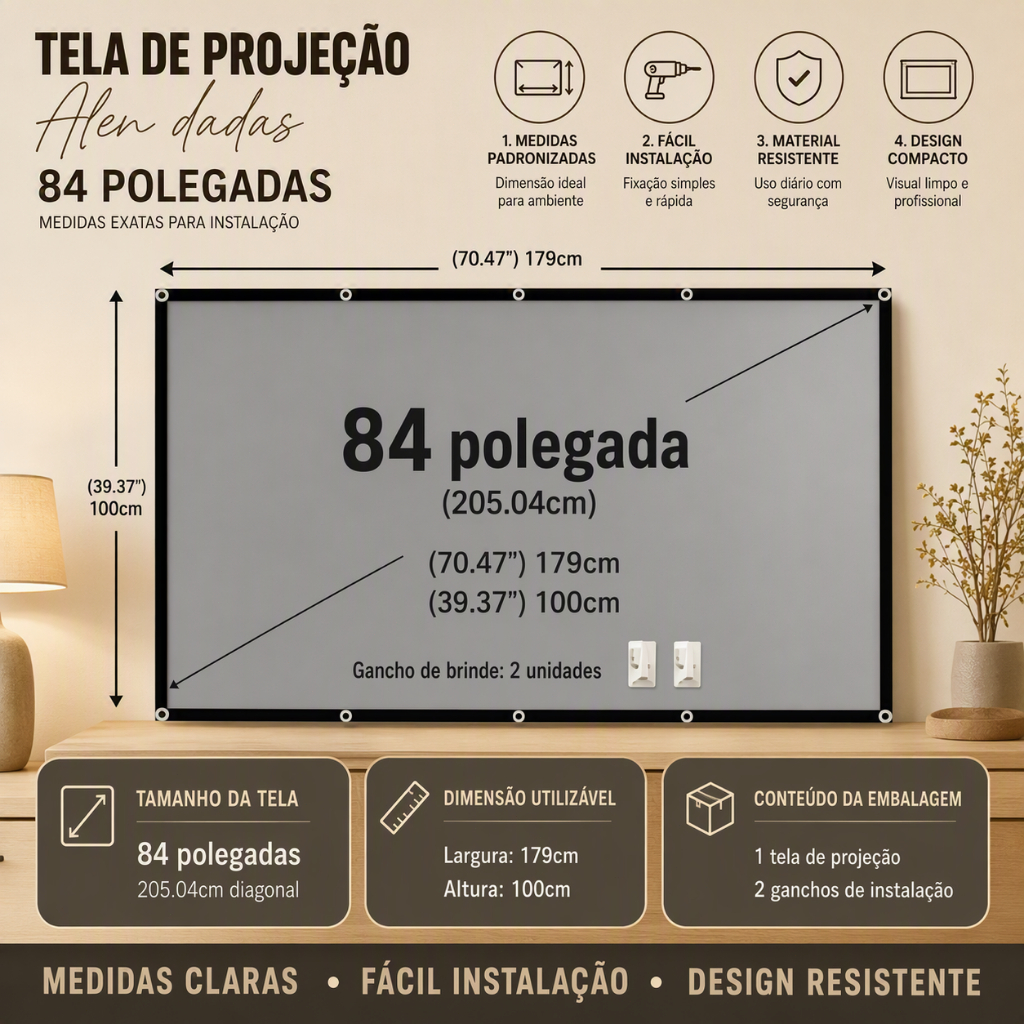 Tela De Projeção 84