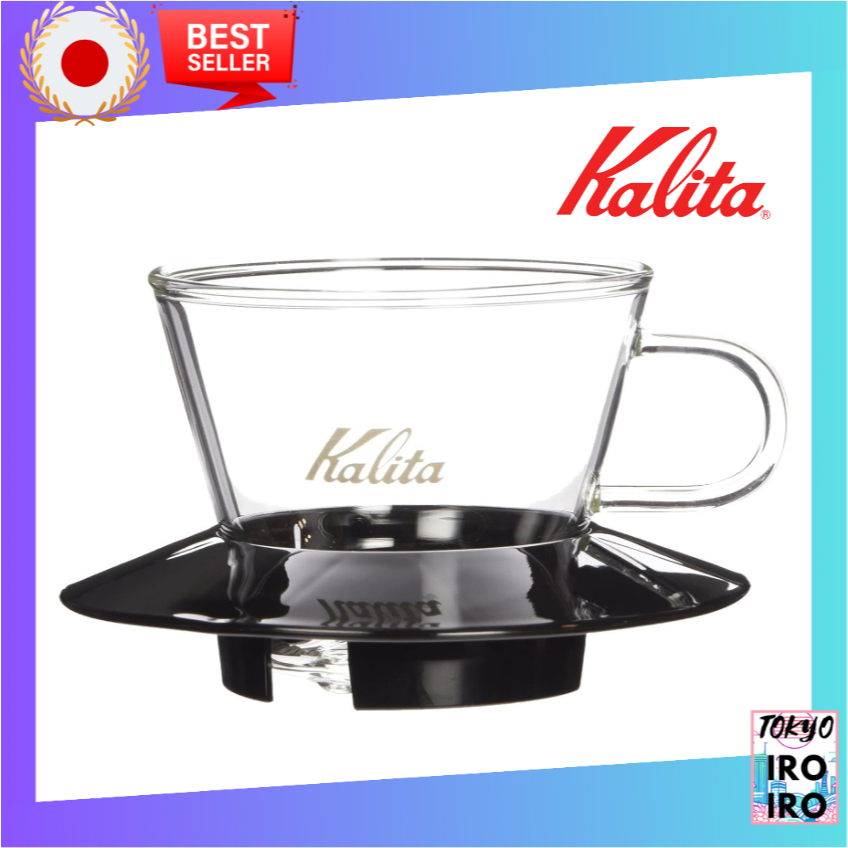 Kalita Coffee Dripper Wave Series Glass Dripper Heat-Resistant Glass For 1-2 people ship from Japan