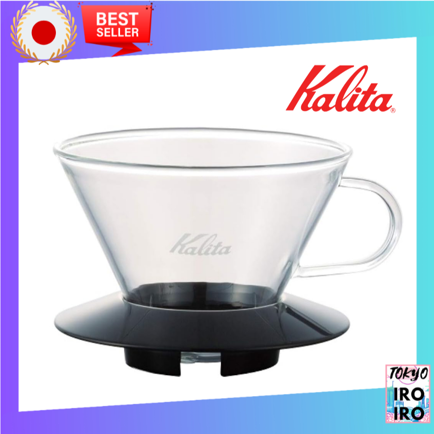 Kalita Coffee Dripper Wave Series Glass Dripper Heat-Resistant Glass For 2-4 people ship from Japan