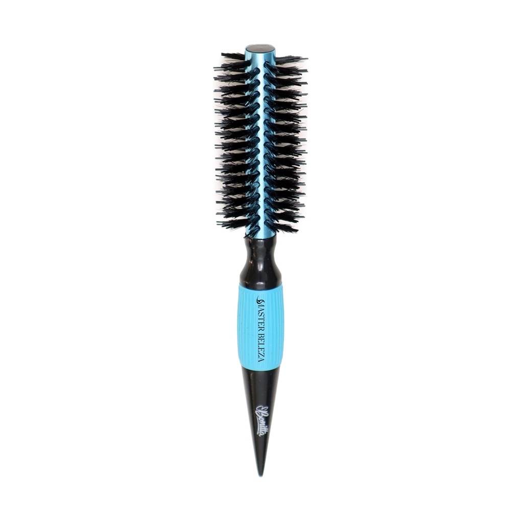 Escova De Cabelo Profissional Thermal Metallic Pro Resistant 45mm Azul C/ Preto