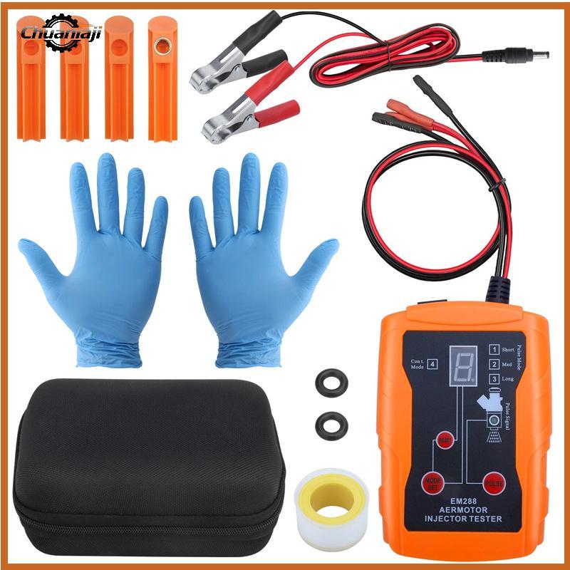 Chuaniaji 12V Testador De Injetor De Combustível Atualizado E Ferramenta De Limpeza DIY , Teste Dois Injetores Simultane