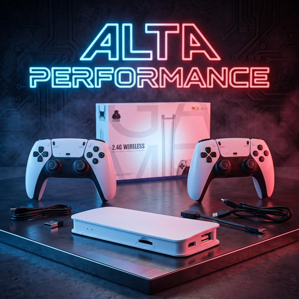 Game Stick M15 Original | Bateria Extra Pro 4K Ultra HD Video Game Retro Portatil Dual Control 2.4G Wireless Nostalgia