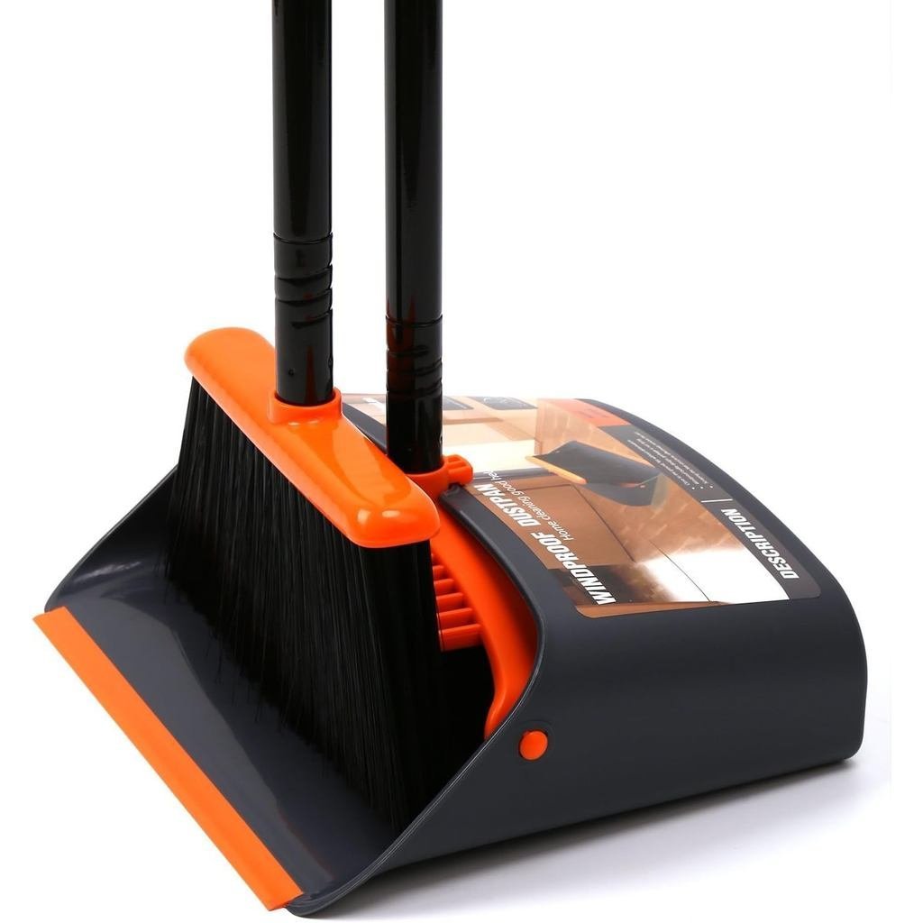 TreeLen Broom and Dustpan Set with 52