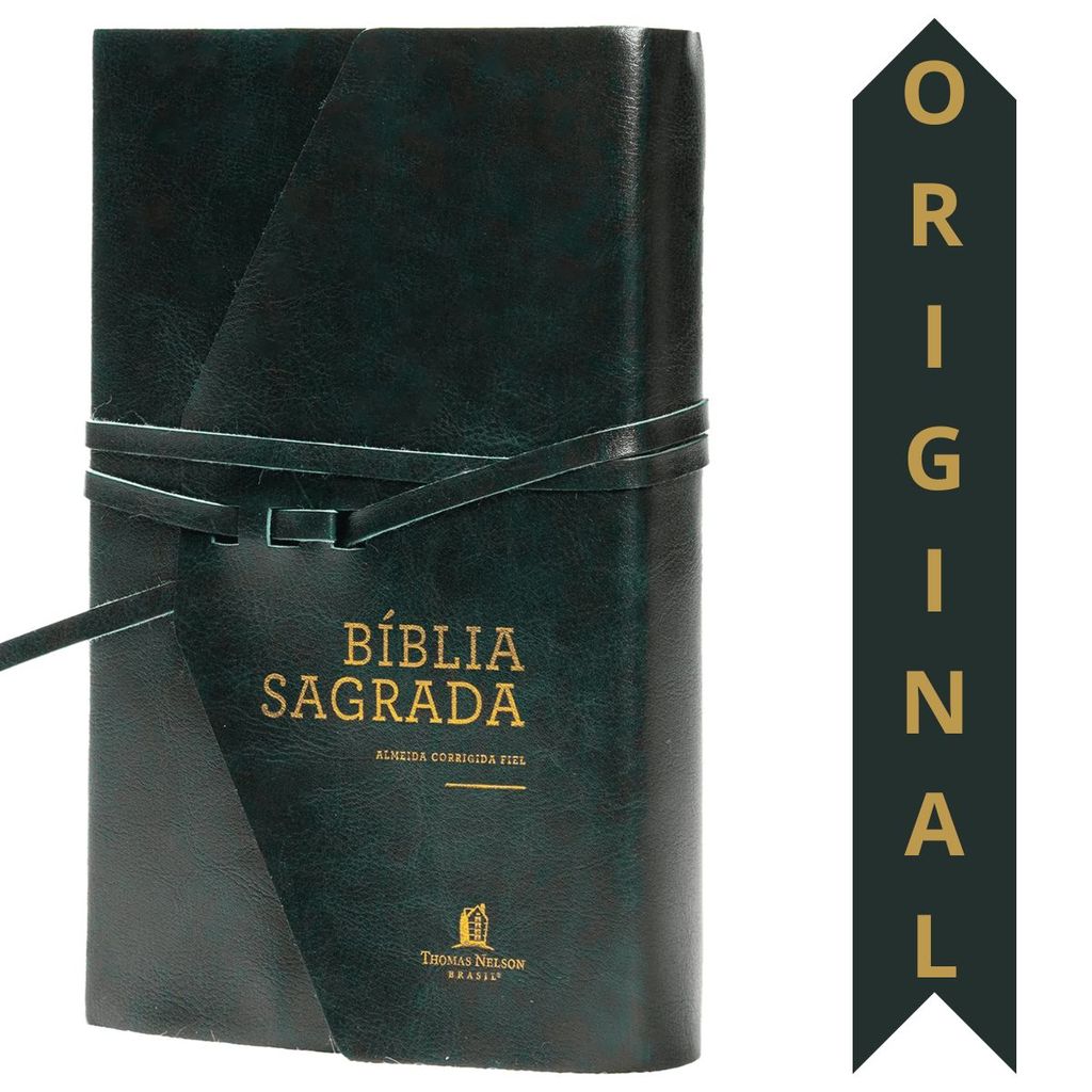 Bíblia Letra Grande Capa Luxo Verde | Edição ACF Courosoft | Estilo e Praticidade em um Só Produto