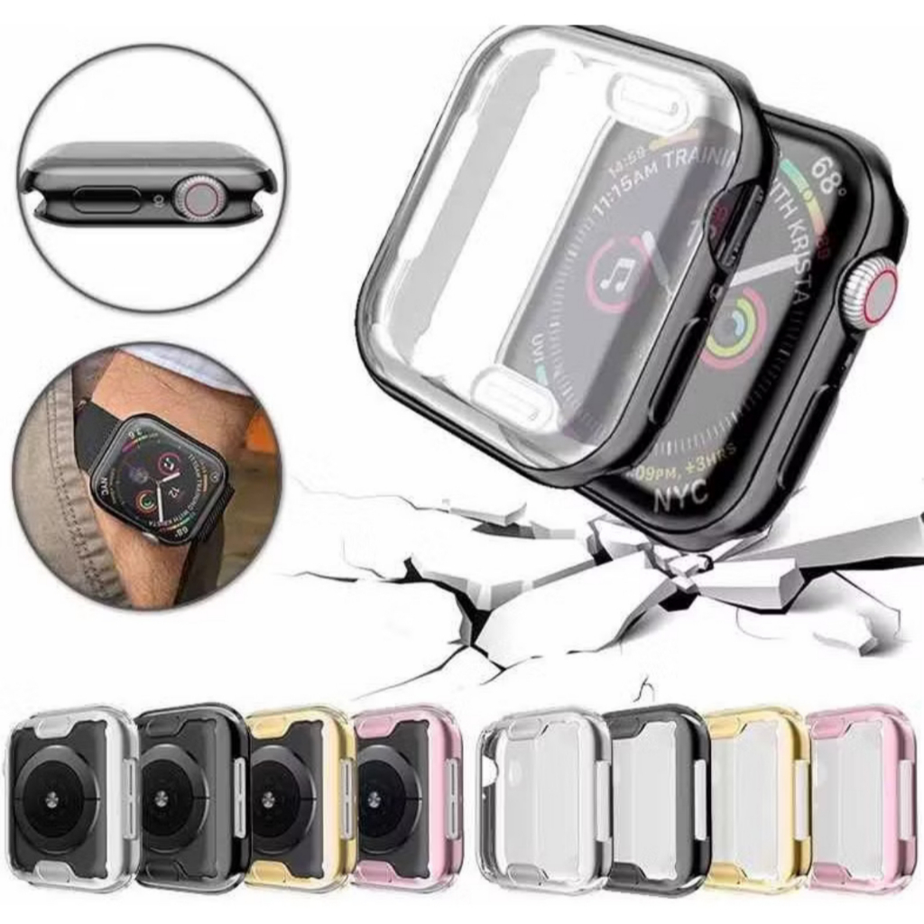 Capa Anti Impacto case Para Apple Watch 2 3 4 5 6 7 SE Iwo Lite Pro Max Premium Case 360