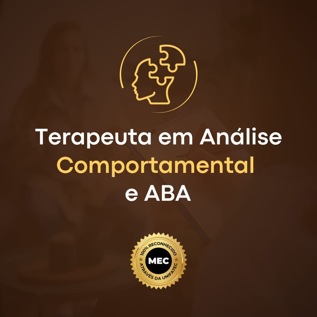 Terapeuta em análise comportamental + ABA
