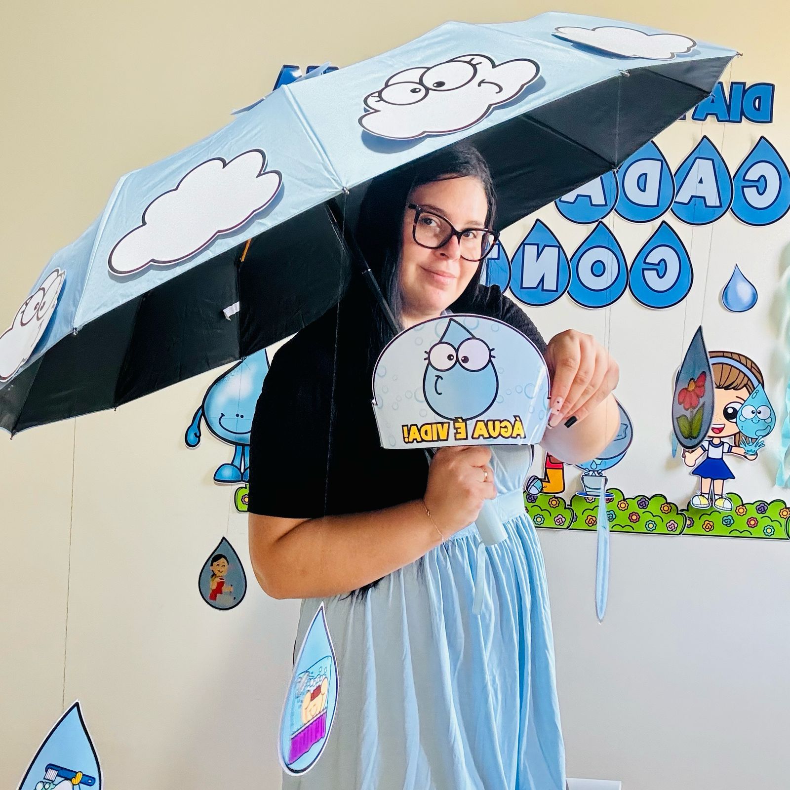 Guarda Chuva Musical “A Água” Cristina Mel Educa Arte