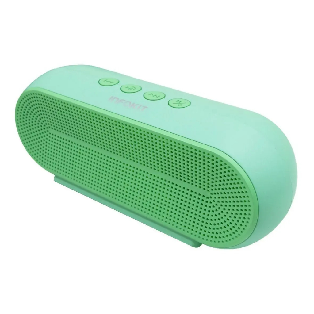 Caixa de Som Bluetooth Color Macaron Speaker VC-M290BT 10w Verde - Infokit