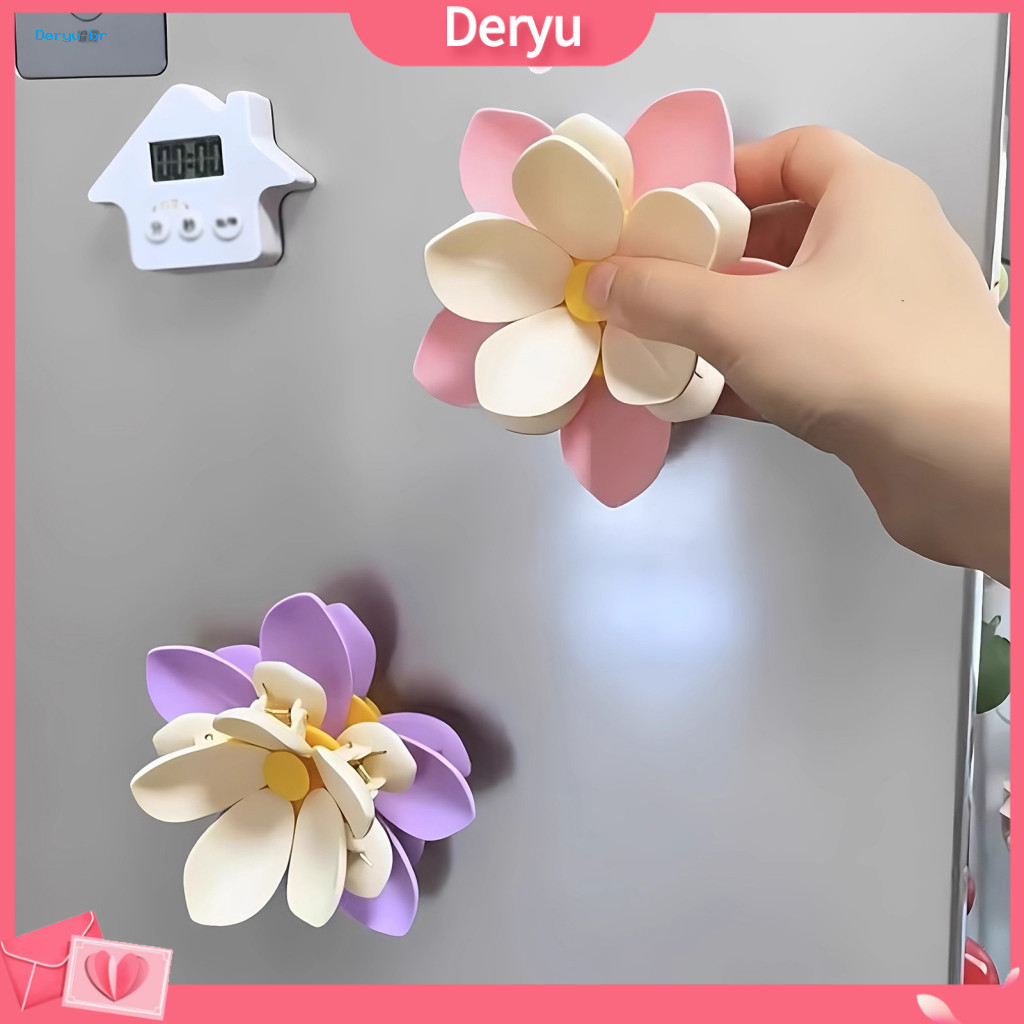 Decorative Fridge Clip 10pcs Multi-function Food Sealing Clips with Refrigerator Magnet – Bag for Potato Chips Snacks