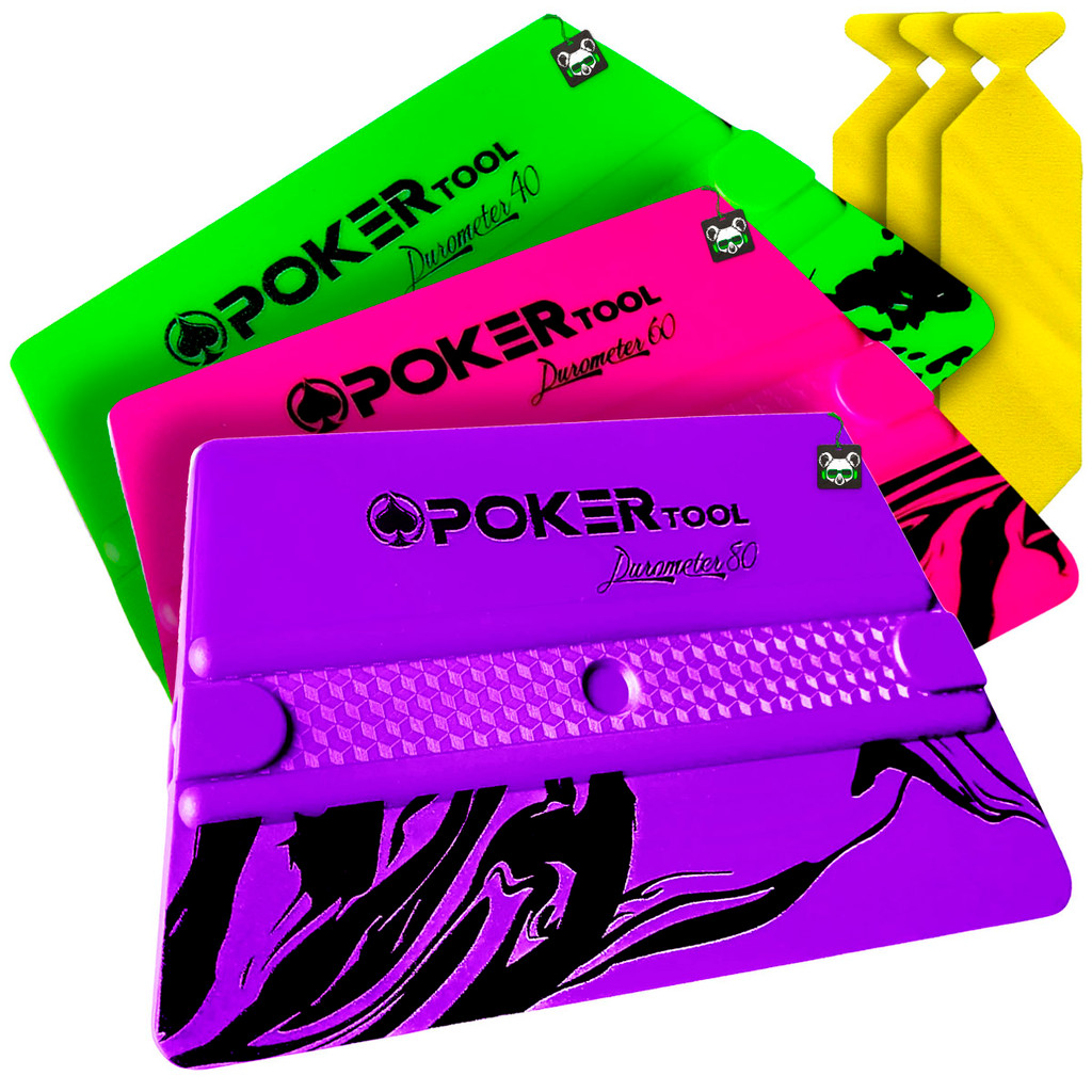 Espátula Magnética Envelopamento Straight Flush C/ Feltro Insulfilm Adesivo Vinil Película Poker Tool