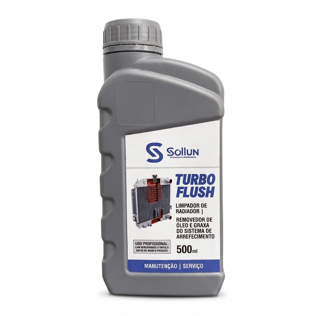 Removedor Graxa Óleo para Sistema Arrefecimento / Radiador - TURBO FLUSH 500ml