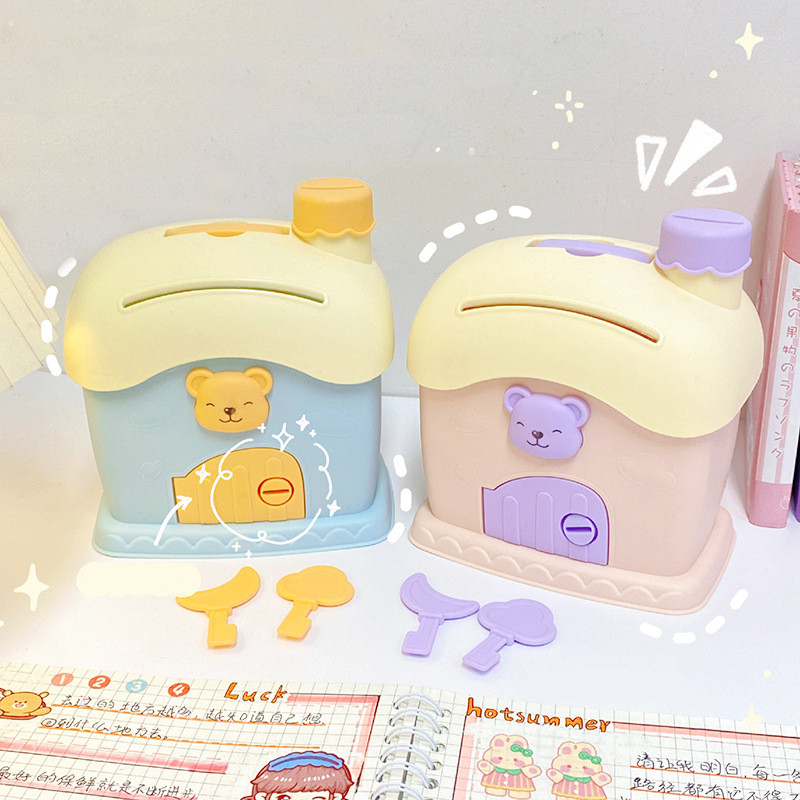 Mealheiro DIY Cute House Para Crianças E Presentes De Brinquedo
