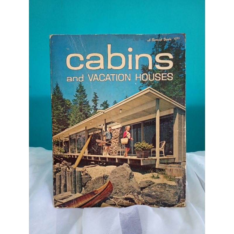 Livro Vintage Cabins And Vacation Houses Sunset Books