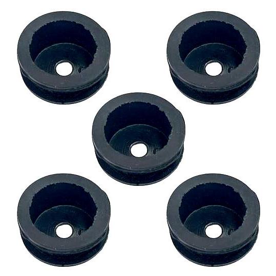 5 Vedação Borracha Do Botão Registro Cooktop Fischer Original