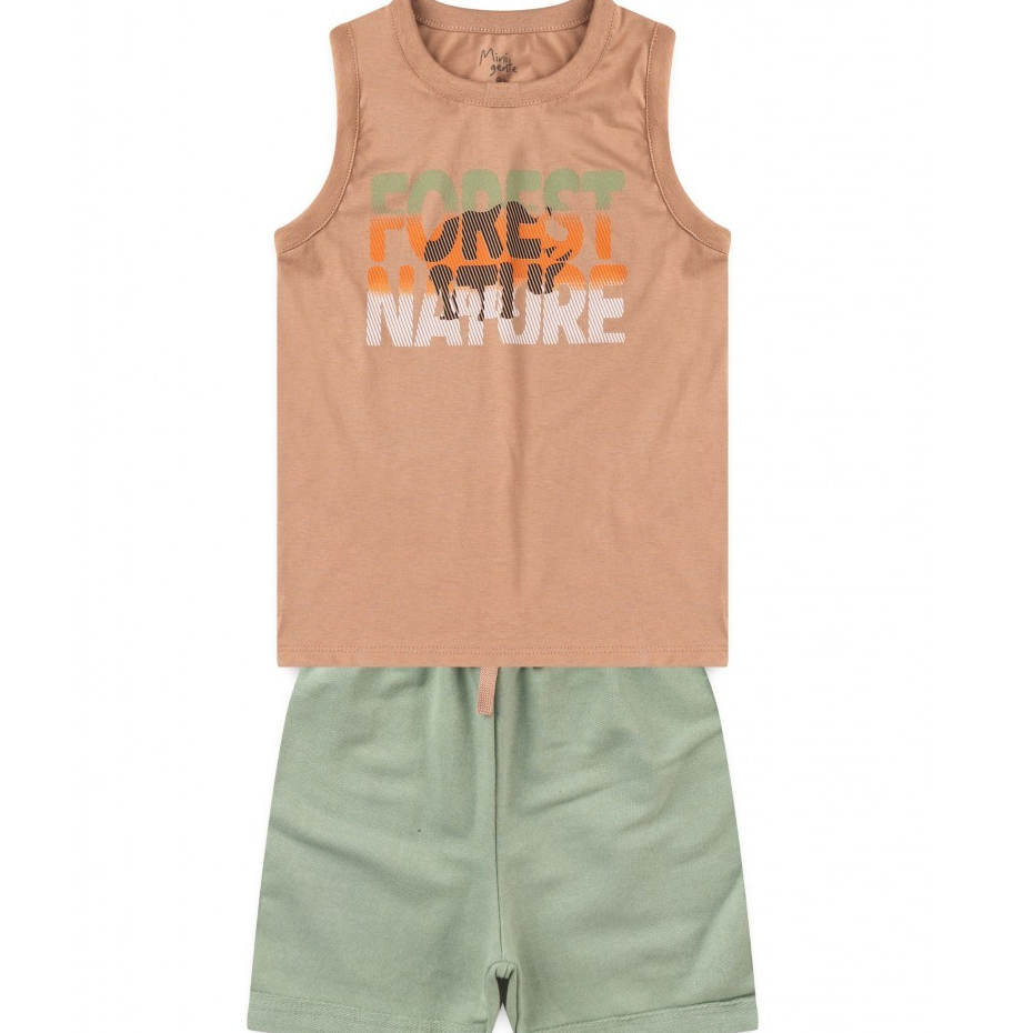 Conjunto Infantil Menino Regata Forest