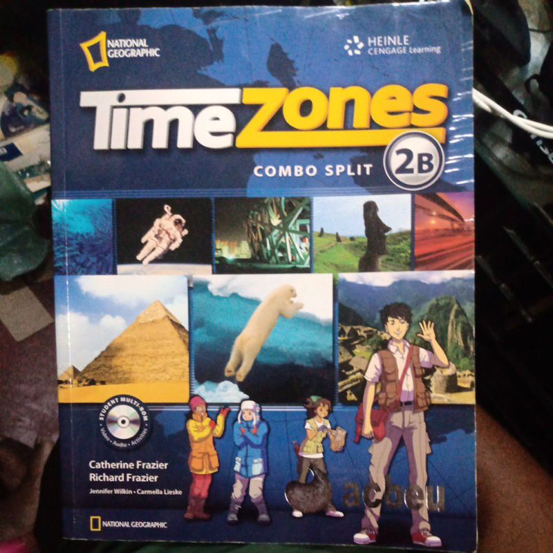 Livro - Time Zones: Combo Split 2B Student Multi-Rom - Catherine e Richard Frazier