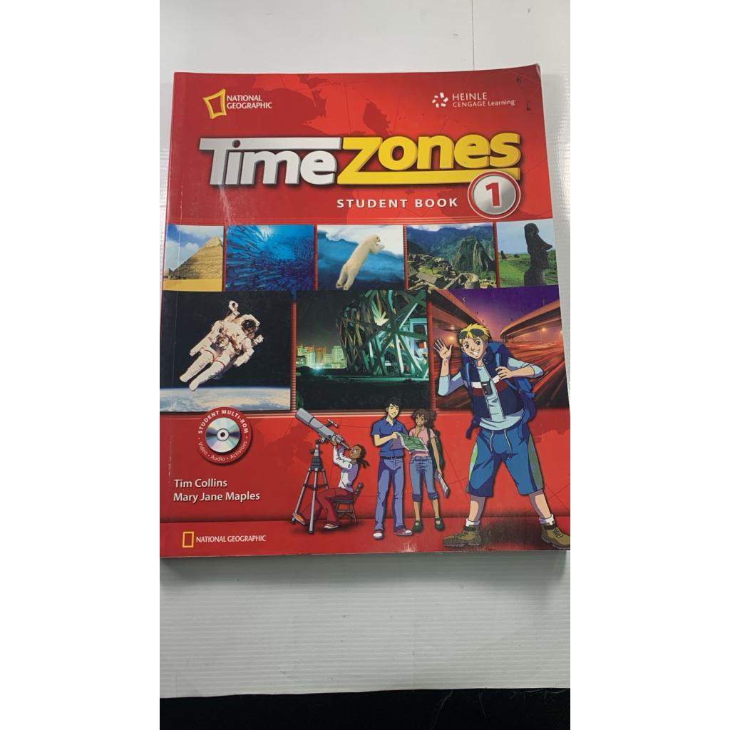 Kit 2 Livros Time Zones Student Book 1 Workbook 1 Com CD de Tim Collins Carmella Lieske