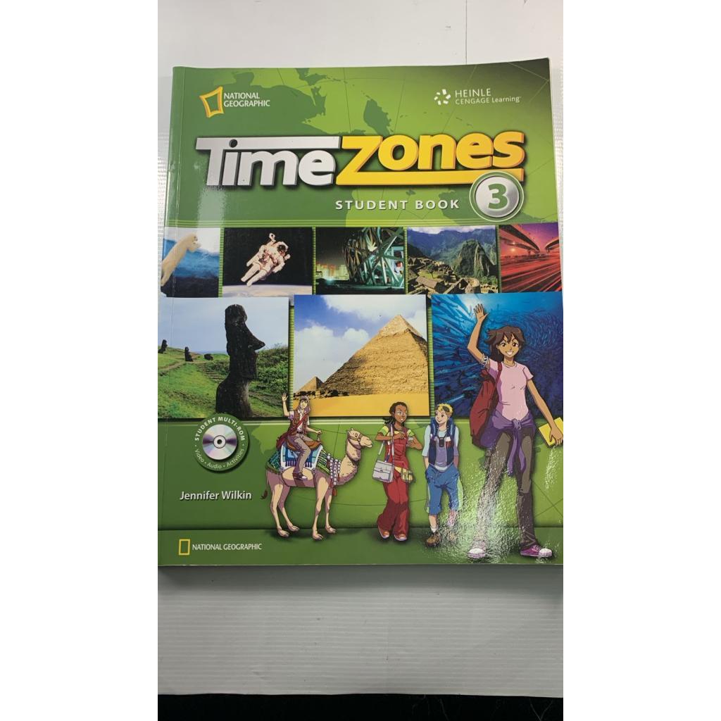 Kit 2 Livros Time Zones Student Book 3 Workbook 3 Com CD de Jennifer Wilkin Carmella Lieske