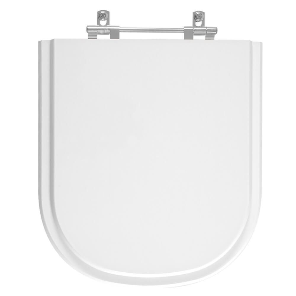 Tampa de Vaso Poliéster Loren Class Branco para bacia Lorenzetti 1.6gpf 6lpf