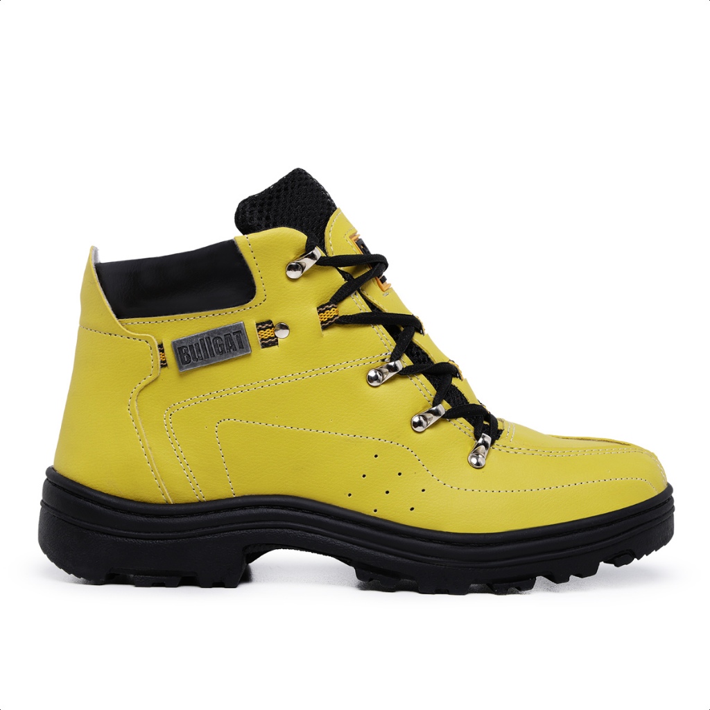 Bota Masculino Coturno Cano Médio Motoqueiro Da Moda Militar
